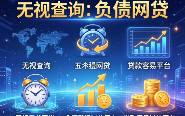 无视查询和负债的网贷，总结五个贷款容易过的平台