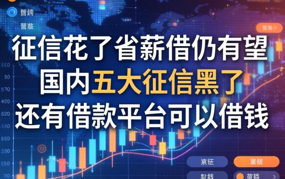 征信花了省薪借仍有望，国内五大征信黑了还有借款平台可以借钱