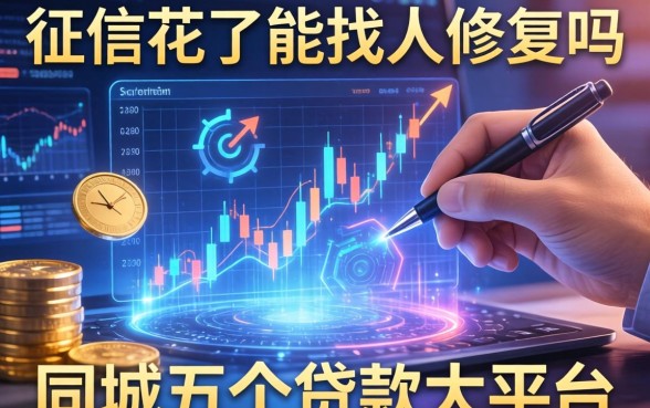 征信花了能找人修复吗，同城五个贷款大平台