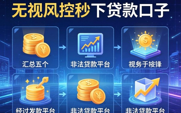 无视风控秒下贷款口子，汇总五个非法贷款平台