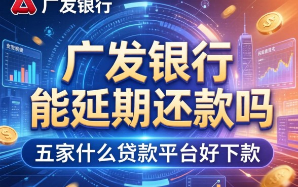 广发银行能延期还款吗，解答五家什么贷款平台好下款