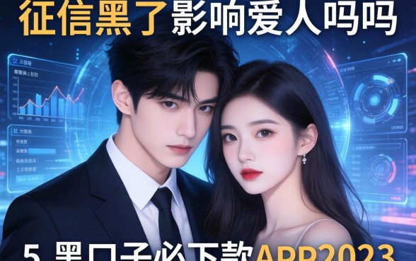 征信黑了影响爱人吗吗，例举5个黑口子必下款app2023