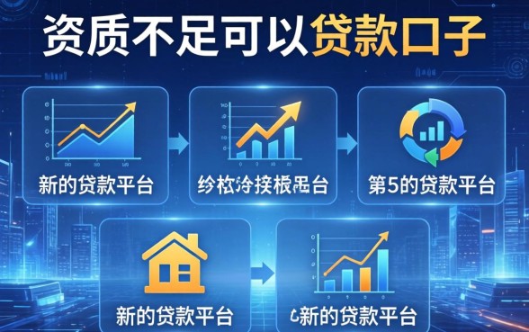 资质不足可以贷款口子，汇总五个新的贷款平台