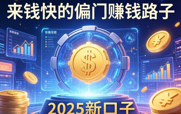 来钱快的偏门赚钱路子，介绍五个2025新口子