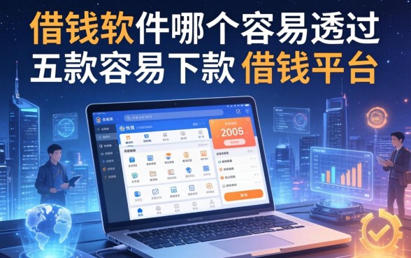 借钱软件哪个容易通过，探讨五款容易下款的借钱平台