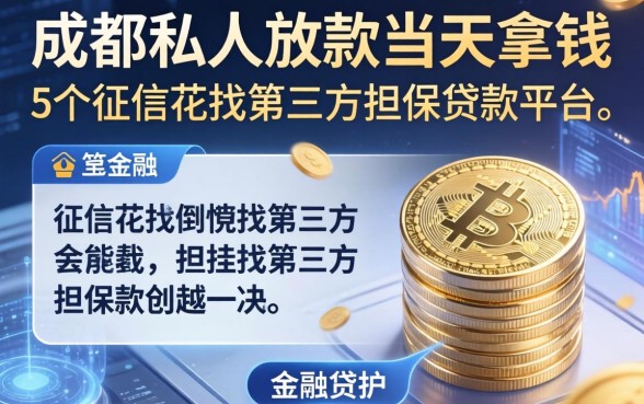 成都私人放款当天拿钱，归纳5个征信花找第三方担保贷款平台