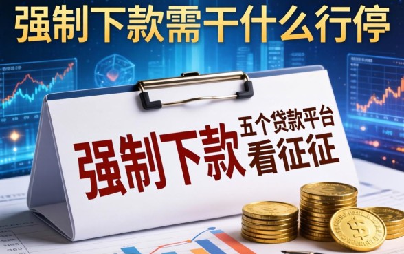 强制下款属于什么行为，同城五个贷款平台不看征信