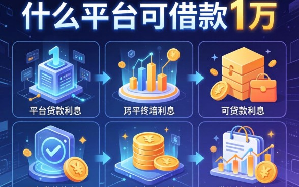 什么平台可以借款1万，分析五个在平台贷款利息低又安全