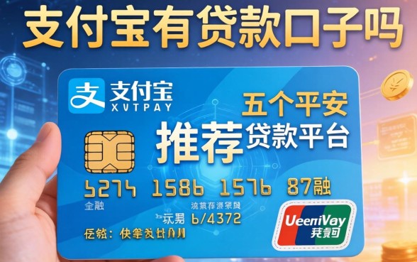 支付宝有贷款的口子吗，推荐五个平安贷款平台