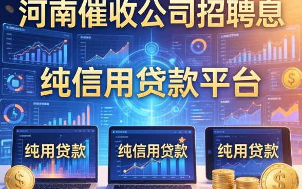 河南催收公司招聘信息，整理五个纯信用贷款平台