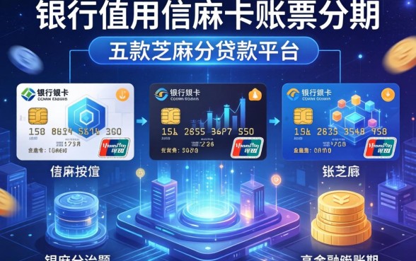 银行的信用卡账单分期，探讨五款芝麻分贷款的平台