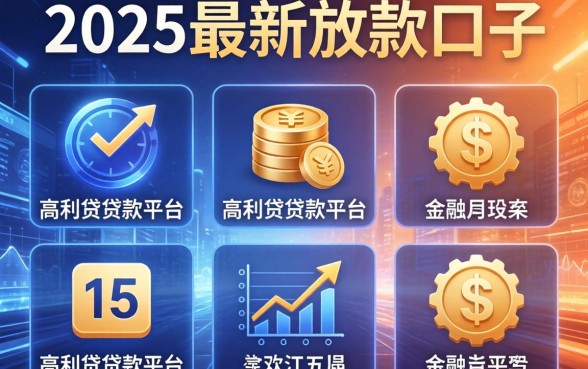 2025最新放款口子，介绍五个高利贷贷款平台