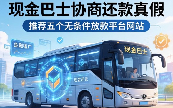 现金巴士协商还款真假，推荐五个无条件放款的平台网站