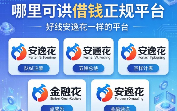 哪里可以借钱正规平台，总结五个和安逸花一样的平台