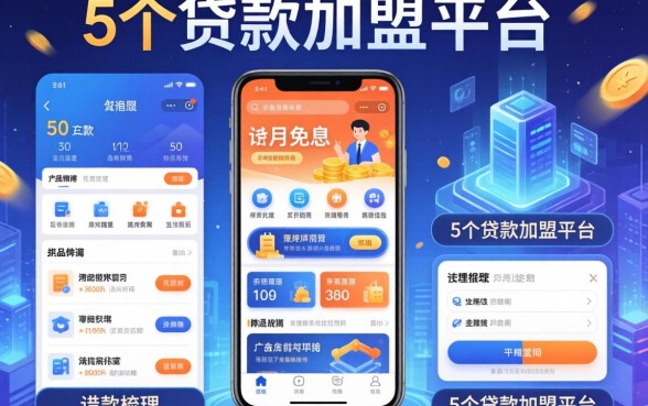 首月免息的借款app，梳理5个贷款加盟平台