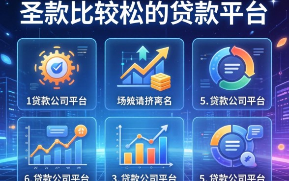下款比较松的贷款平台，归纳5个贷款公司平台