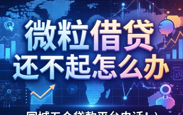 微粒借贷还不起怎么办，同城五个贷款平台电话