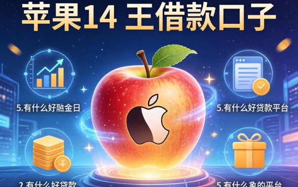 苹果14.天借款口子，例举5个有什么好贷款的平台