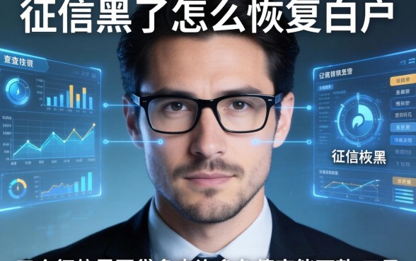 征信黑了怎么恢复白户，分享五个征信黑网贷多查询多负债高能下款的口子