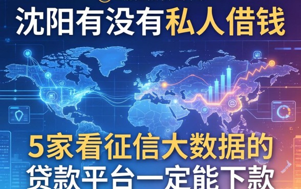 沈阳有没有私人借钱的，阐述5家不看征信大数据的贷款平台一定能下款