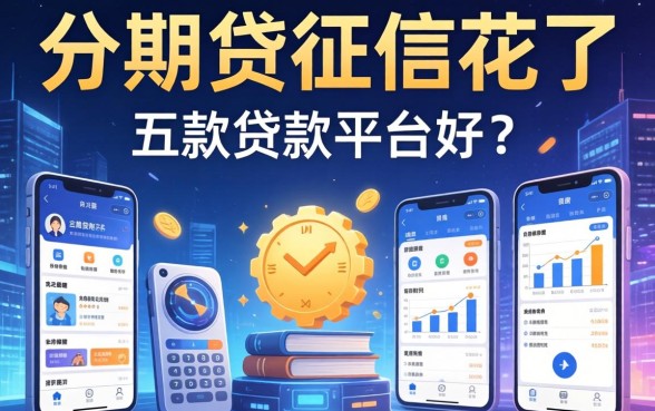 分期贷征信花了能贷吗，探讨五款贷款平台好