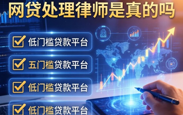 网贷处理律师是真的吗，分析五个低门槛贷款平台