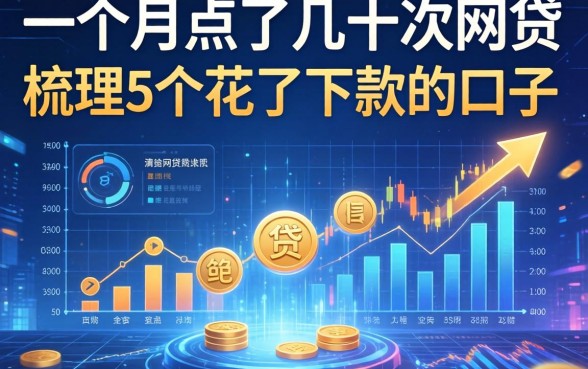 一个月点了几十次网贷，梳理5个花了能下款的口子