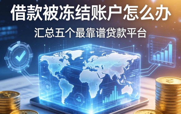 借款被冻结账户怎么办，汇总五个最靠谱的贷款平台