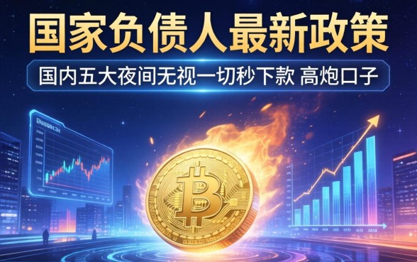 国家对负债人最新政策，国内五大夜间无视一切秒下款的高炮口子