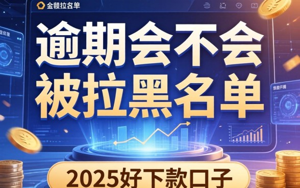 逾期会不会被拉黑名单，推荐五个2025好下款的口子