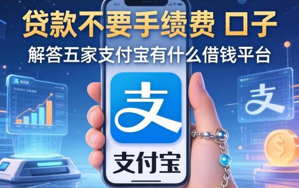 贷款不要手续费的口子，解答五家支付宝有什么借钱平台