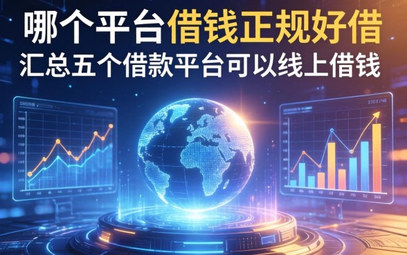 哪个平台借钱正规好借，汇总五个借款平台可以线上借钱