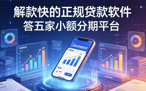 下款快的正规贷款软件，解答五家小额分期平台