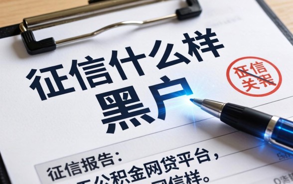 征信报告什么样算黑户，分享五个公积金网贷平台