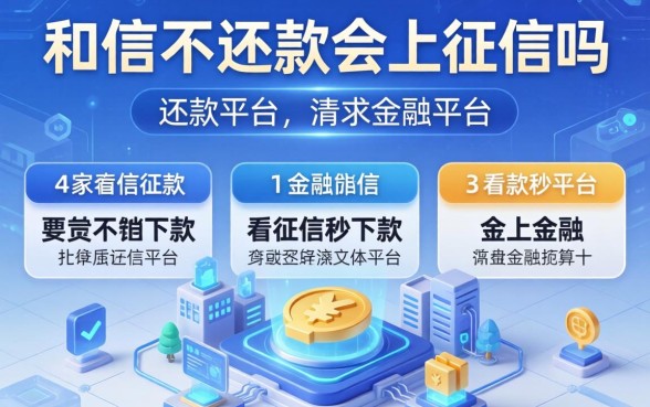 和信不还款会上征信吗，阐述5家不看征信秒下款的平台