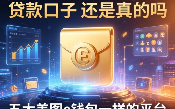 贷款口子不还是真的吗，五大美图e钱包一样的平台