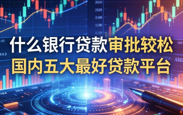 什么银行贷款审批较松，国内五大最好贷款的平台