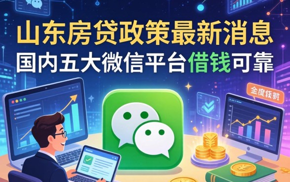 山东房贷政策最新消息，国内五大微信平台借钱可靠