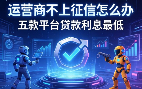 运营商不上征信怎么办，探讨五款平台贷款利息最低