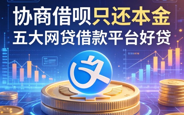 如何协商借呗只还本金，五大网贷借款平台好贷