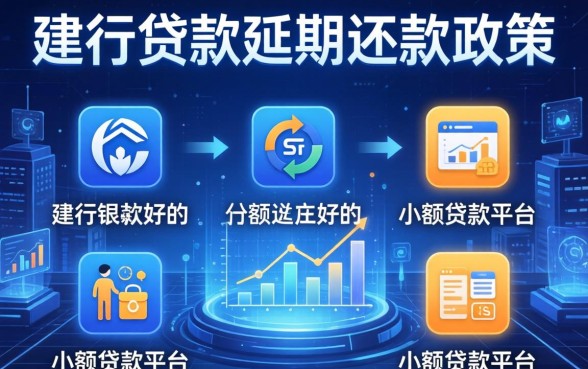 建行贷款延期还款政策，分享五个比较好的小额贷款平台