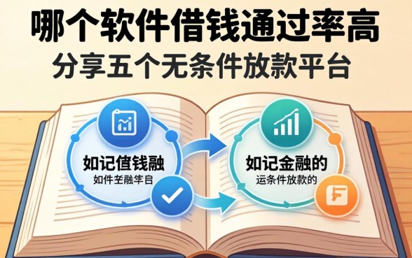 哪个软件借钱通过率高，分享五个无条件放款的平台