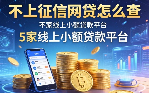不上征信的网贷怎么查，阐述5家线上小额贷款平台