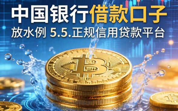 中国银行借款口子放水，例举5个正规信用贷款平台