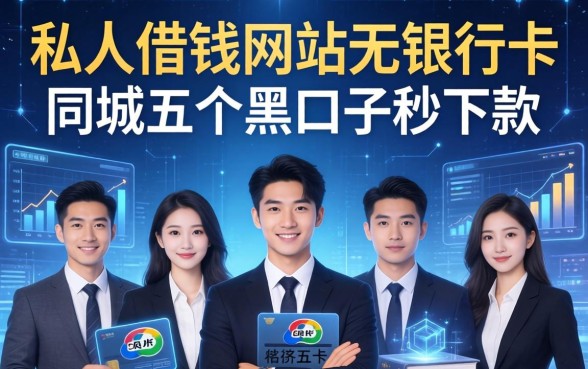 私人借钱网站无银行卡，同城五个黑口子秒下款