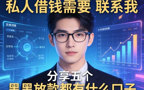 私人借钱需要的联系我，分享五个黑户放款都有什么口子