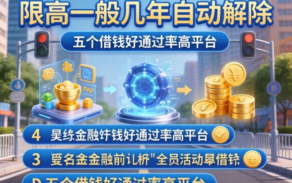 限高一般几年自动解除，分析五个借钱好通过率高平台