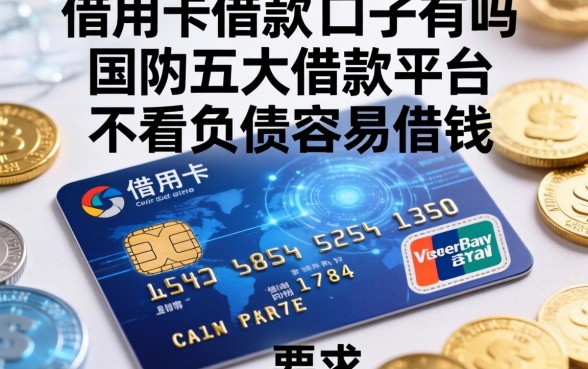 信用卡借款的口子有吗，国内五大借款平台不看负债容易借钱