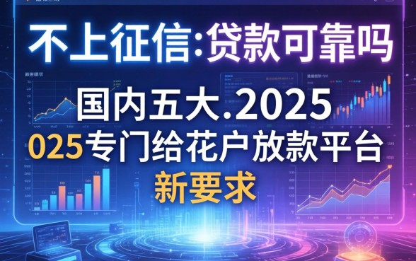 不上征信的贷款可靠吗，国内五大2025专门给花户放款的平台