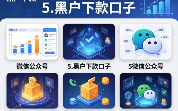 黑户下款的微信公众号，梳理5个黑户下款口子